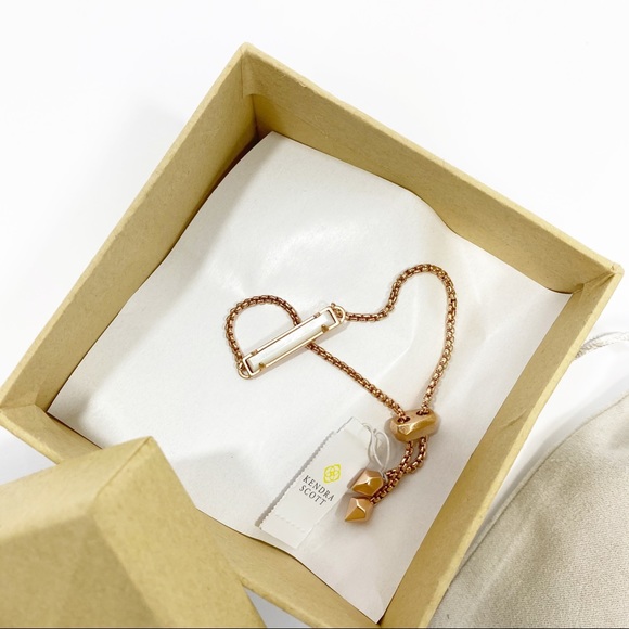Kendra Scott Stan rose gold Ivory Pearl bracelet - Picture 4 of 6